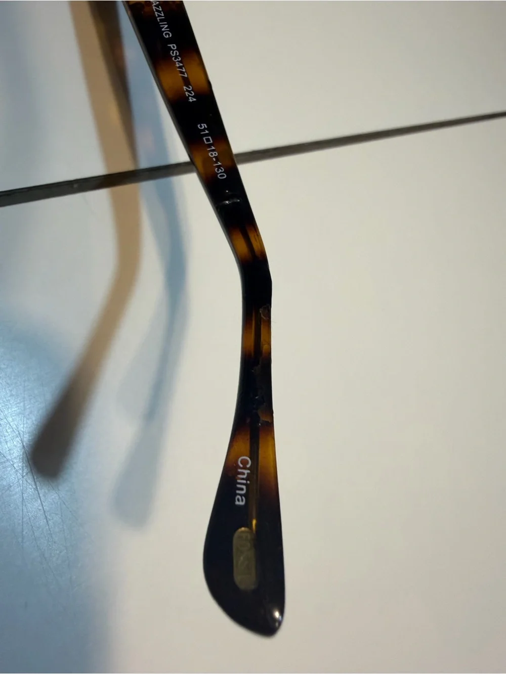 Y2K Fossil Dazzler sunglasses tortoiseshell brown rhinestone